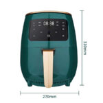 Friteuse à Air 6L Silver Crest 2024 – Sans Huile, Écran Tactile, 1350W - Lenix dakar senegal