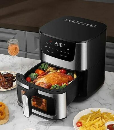 Friteuse à air électrique multi-cuiseur, Technologie avancée 8LITRES - Lenix dakar senegal