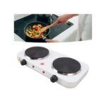 1000W + 1500W Two-position Electric Stove,Tea, Mocha, Coffee, Food Warmer-White