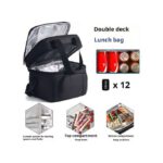 12 Litre Insulated Lunch Box Black
