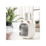 1200mAh 3-speed Rechargeable Mist Humidifier Fan- Gray&White