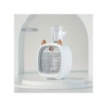 1200mAh 3-speed Rechargeable Mist Humidifier Fan- Gray&White