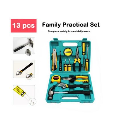 13 In 1 Home Repair Tools Box Kit Set