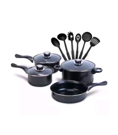 13 Pièces dans un ensemble En Acier Inoxydable Ustensiles de cuisine Casseroles
