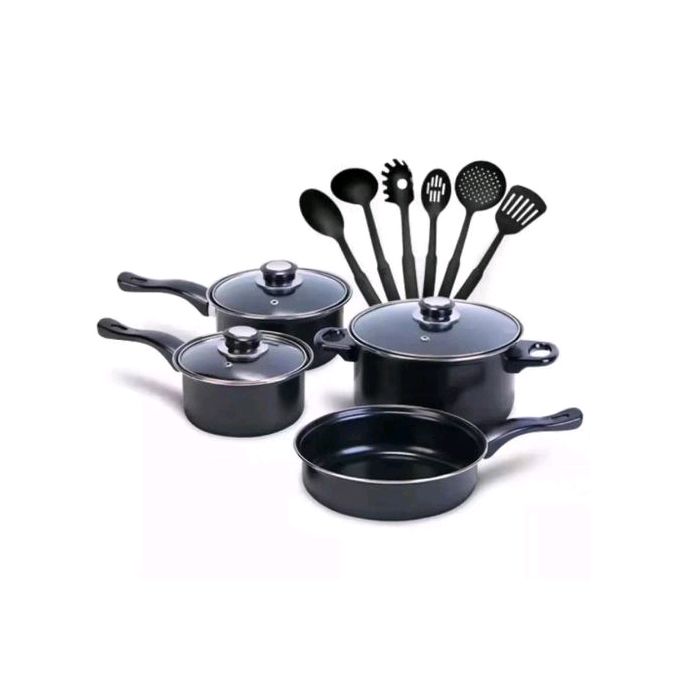 13 Pièces dans un ensemble En Acier Inoxydable Ustensiles de cuisine Casseroles