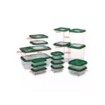 17 pièces boîte de rangement scellé a légumes