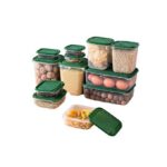 Boîtes de Conservation Alimentaire - 17Pcs/Set Coffret De Conservation De Fraîcheur Boîte À Lunch En Plastique Réfrigérateur De Cuisine Emballage D'ingrédients Boîte À Lunch Pour Micro-Ondes - Electro Dakar Sénégal
