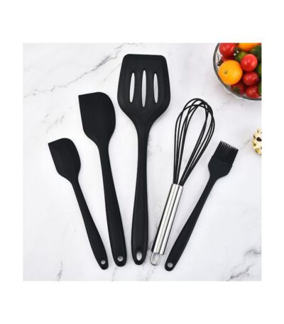 5 en 1 ustensiles de cuisine ustensiles de cuisine batterie de cuisine ensemble de cuisson grattoir de cuisine fouet brosse