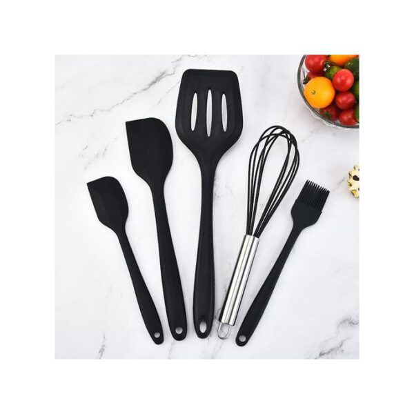 5 en 1 ustensiles de cuisine ustensiles de cuisine batterie de cuisine ensemble de cuisson grattoir de cuisine fouet brosse