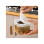 6+1Pcs Airtight Food Storage Container Set with Lid - White