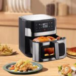 Air fryer 12 Litres digital - friteuse à air sans huile de grande capacité