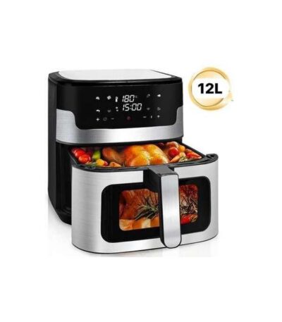 Air fryer 12 Litres digital - friteuse à air sans huile de grande capacité