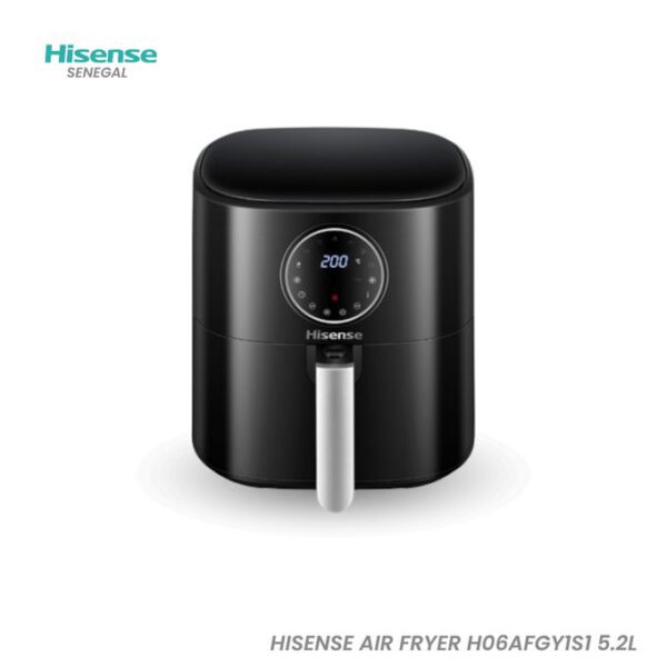 Air Fryer 5.2 litres - Friteuse à Air Electrique - 1700W - H06AFGY1S1 - Noir