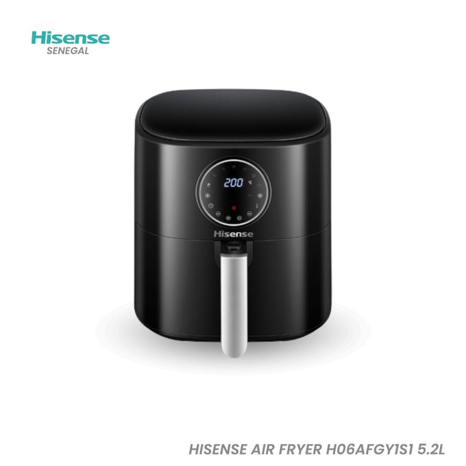 Air Fryer 5.2 litres - Friteuse à Air Electrique - 1700W - H06AFGY1S1 - Noir