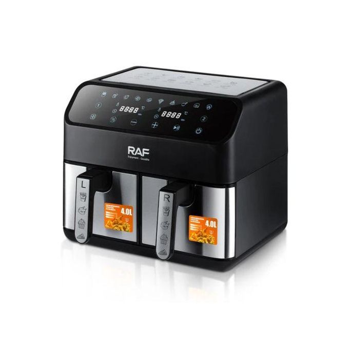 Air fryer double compartiments - Friteuse à Air Double 4 Litres chaque coté