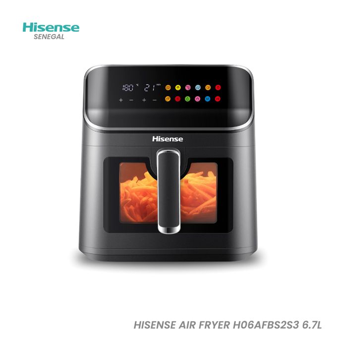 Air Fryer - Friteuse à Air Electrique - 1700W - H06AFBS2S3 6.7L - Noir