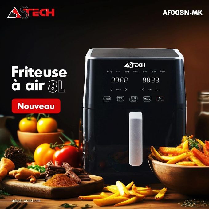 Airfryer Astech-Friteuse à Air 8L