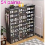Armoire à chaussures en plastique 54 PAIRES