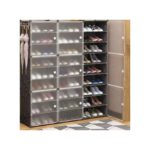Armoire à chaussures en plastique 54 PAIRES