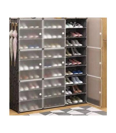 Armoire à chaussures en plastique 54 PAIRES