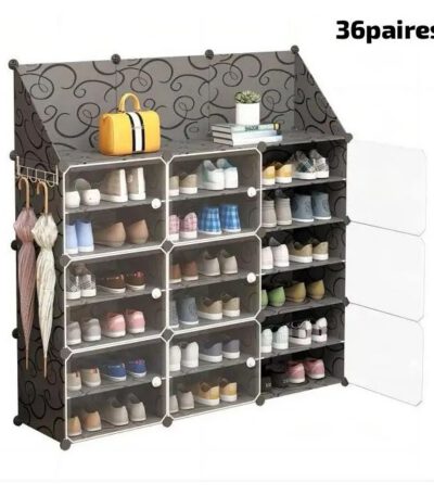 Armoire à Chaussures Rangement 36Paires