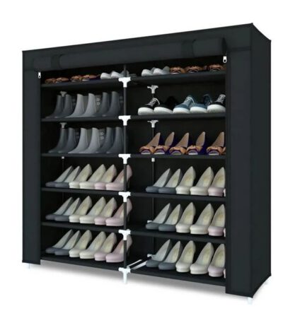 Armoire de Rangement de Chaussures 36 Paires Portable -