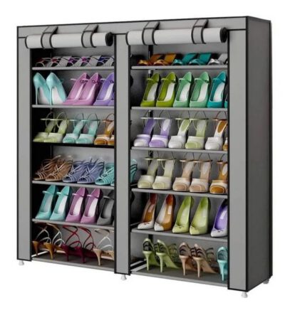 Armoire de Rangement de Chaussures 36 Paires Portable -