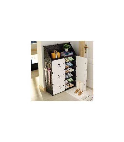 Armoire Etagère à Chaussures Modulable - DIY 6 Cubes divisés en 2