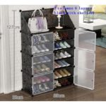 Armoire Etagère à Chaussures Modulable Plus - DIY 6 Cubes divisés en 2