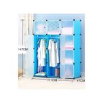 Armoire Etagère Modulable - 12 Cubes Dimension : 165cm/111cm/47cm