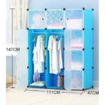 Armoire Etagère Modulable - 12 Cubes Dimension : 165cm/111cm/47cm