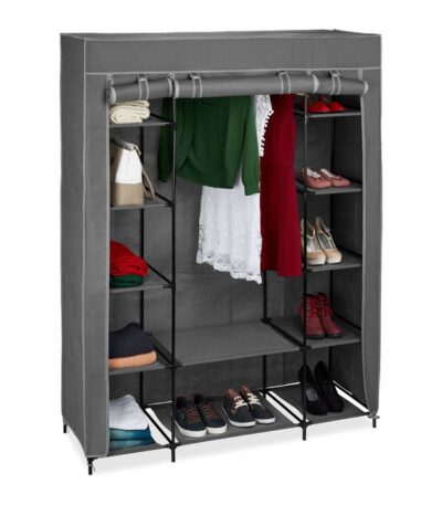 Armoire Penderie 3 Battants - 130 x 45 x 170 cm