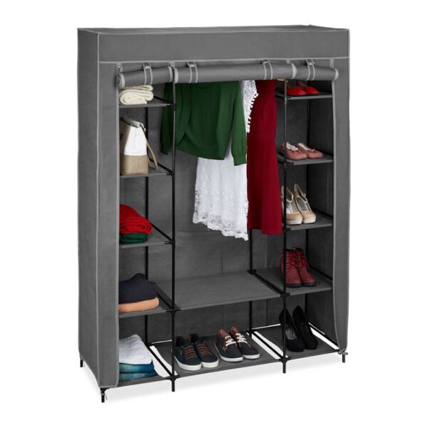 Armoire Penderie 3 Battants - 130 x 45 x 170 cm
