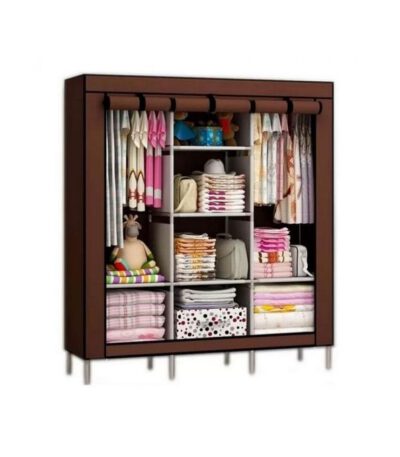 Armoire Penderie 3 Battants - 130 x 45 x 170 cm