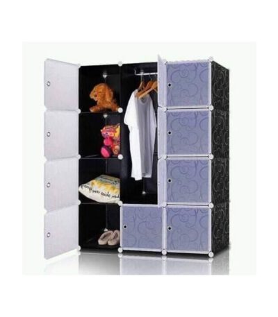 Armoire Penderie - Cube montable et démontable - Résine