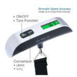 Balance à bagages suspendus numérique 50 kg/110 lb pour voyage LCD poids électronique