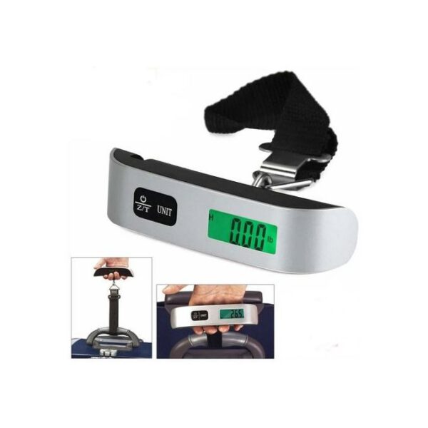 Balance à bagages suspendus numérique 50 kg/110 lb pour voyage LCD poids électronique
