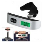 Balance à bagages suspendus numérique 50 kg/110 lb pour voyage LCD poids électronique