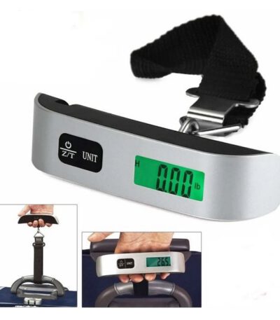 Balance à bagages suspendus numérique 50 kg/110 lb pour voyage LCD poids électronique