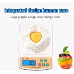 Balance de Cuisine Electronique 10 kg , balance numérique portable led 10 kilo pour aliments et autres, précision au gramme près electronic compact scale sf-400A