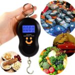 Balance Electronique portable 50 kg - 10g , balance numérique portable led 50 kilo de précision avec crochet de suspension , précision au gramme près electronic portable scale...
