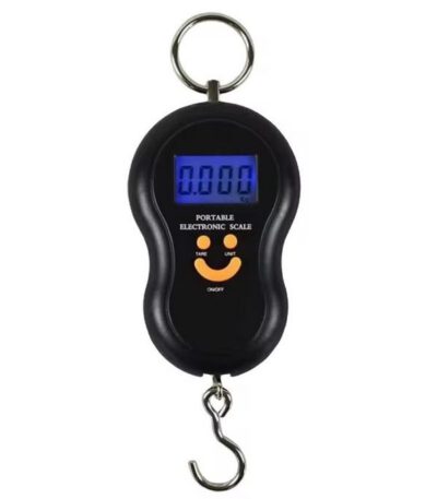 Balance Electronique portable 50 kg - 10g , balance numérique portable led 50 kilo de précision avec crochet de suspension , précision au gramme près electronic portable scale...
