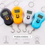 Balance Electronique portable 50 kg - 10g , balance numérique portable led 50 kilo de précision avec crochet de suspension , précision au gramme près electronic portable scale...