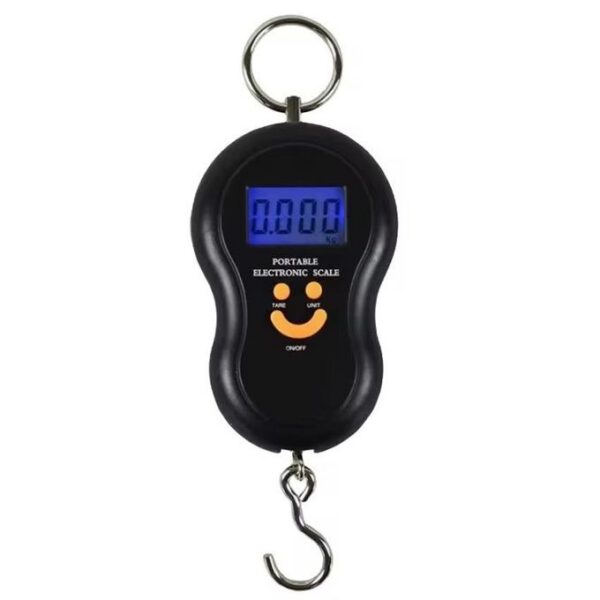 Balance Electronique portable 50 kg - 10g , balance numérique portable led 50 kilo de précision avec crochet de suspension , précision au gramme près electronic portable scale...
