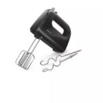Batteur Electrique à Main Avec Fouets et Crochets de Pétrissage en acier inoxydable - 5 Vitesses - 280W