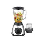 Blender Mixeur - 3 Vitesses - 1.5 L - 850 W - Noir/Gris.