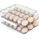 Boîte à Œufs Transparente 3 Couches – Capacité 54 Œufs