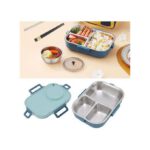 Boîte à lunch en plastique portable de grande capacité