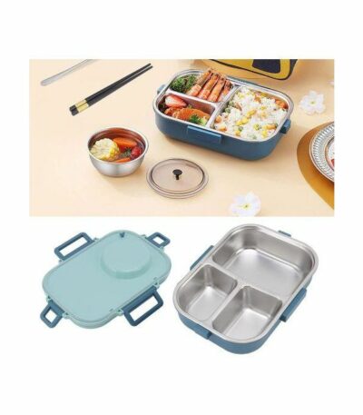 Boîte à lunch en plastique portable de grande capacité