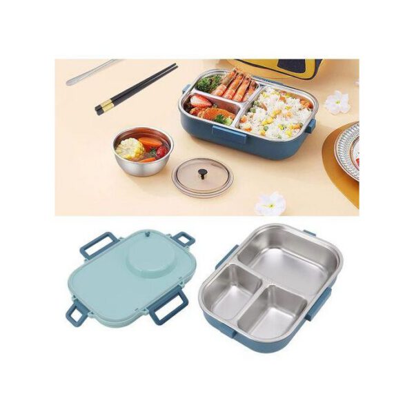 Boîte à lunch en plastique portable de grande capacité